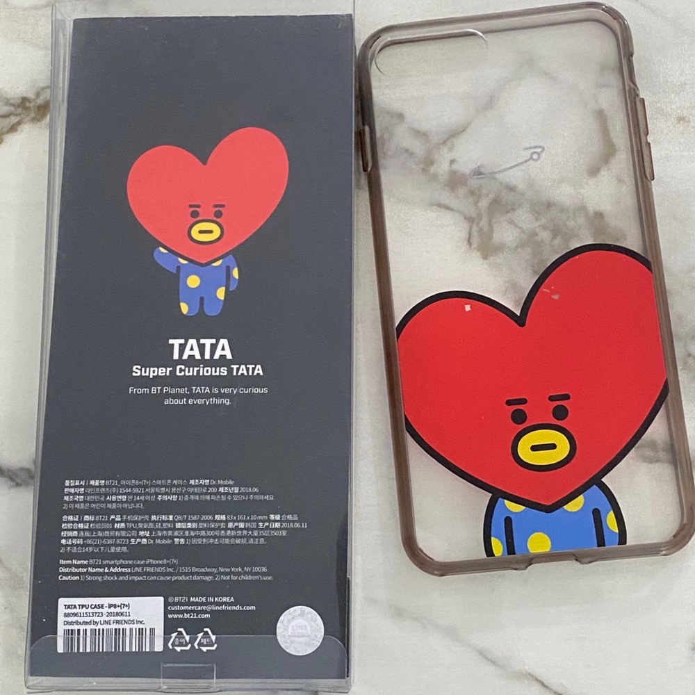 BT21 Tata iphone 7 / 8 plus case